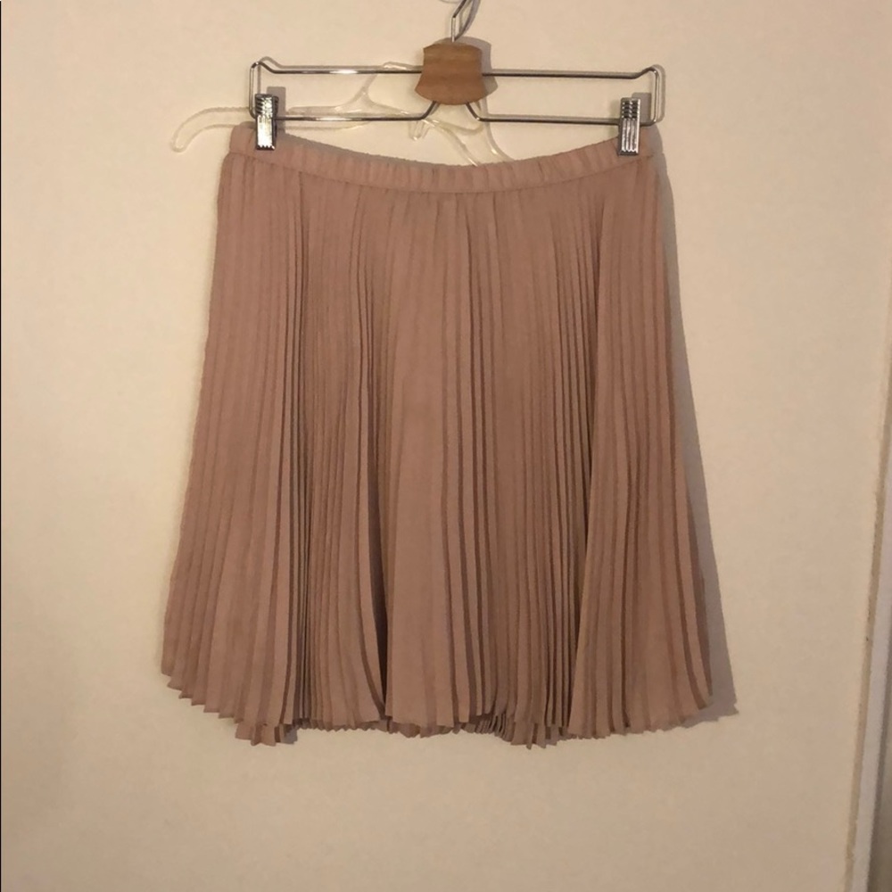 BANANA REPUBLIC dusty pink pleated skirt 12
